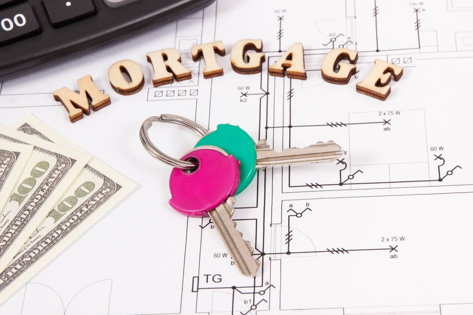 Closing on Your First Home - Mortgage, keys and money